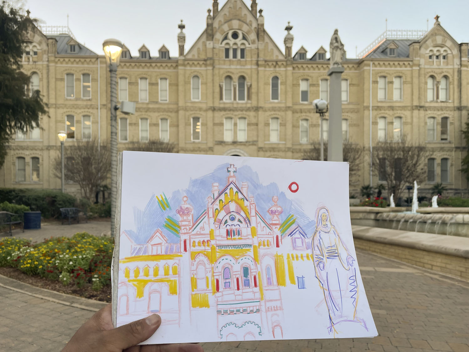The process of a painting: Via Maria St Mary’s University: “Via Maria” (2021-2022)
