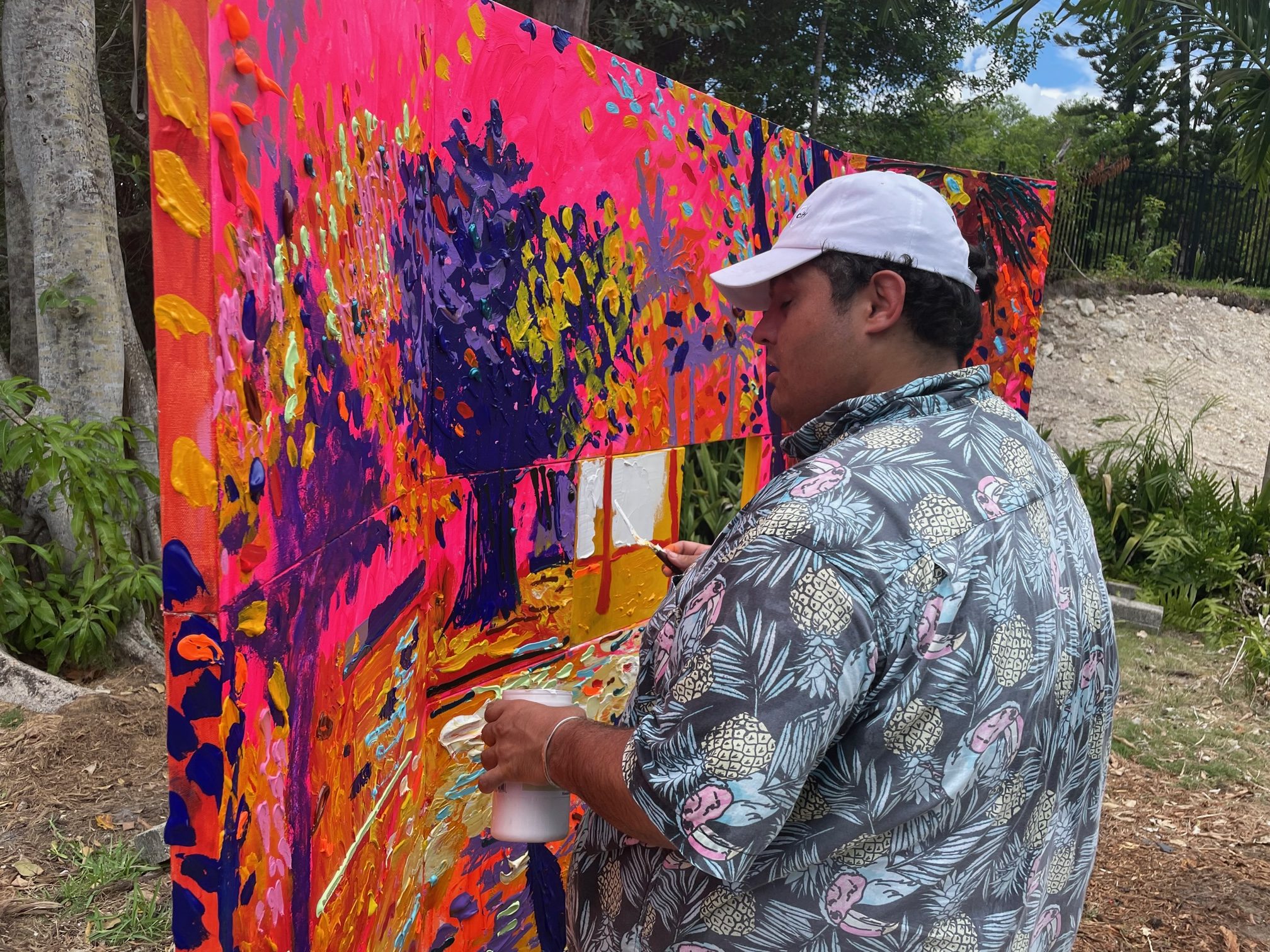 Rex Painting Hunting Blind