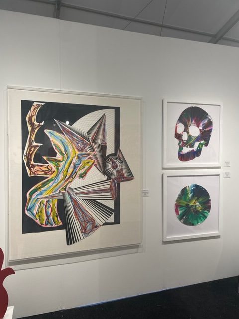 Damien Hurst And Frank Stella