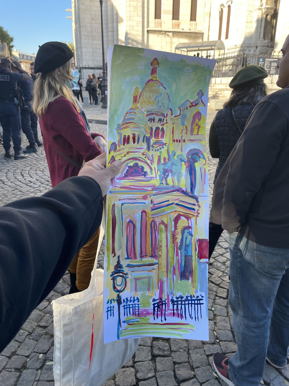 The process of a painting: Via Maria St Mary’s University: “Via Maria” (2021-2022)