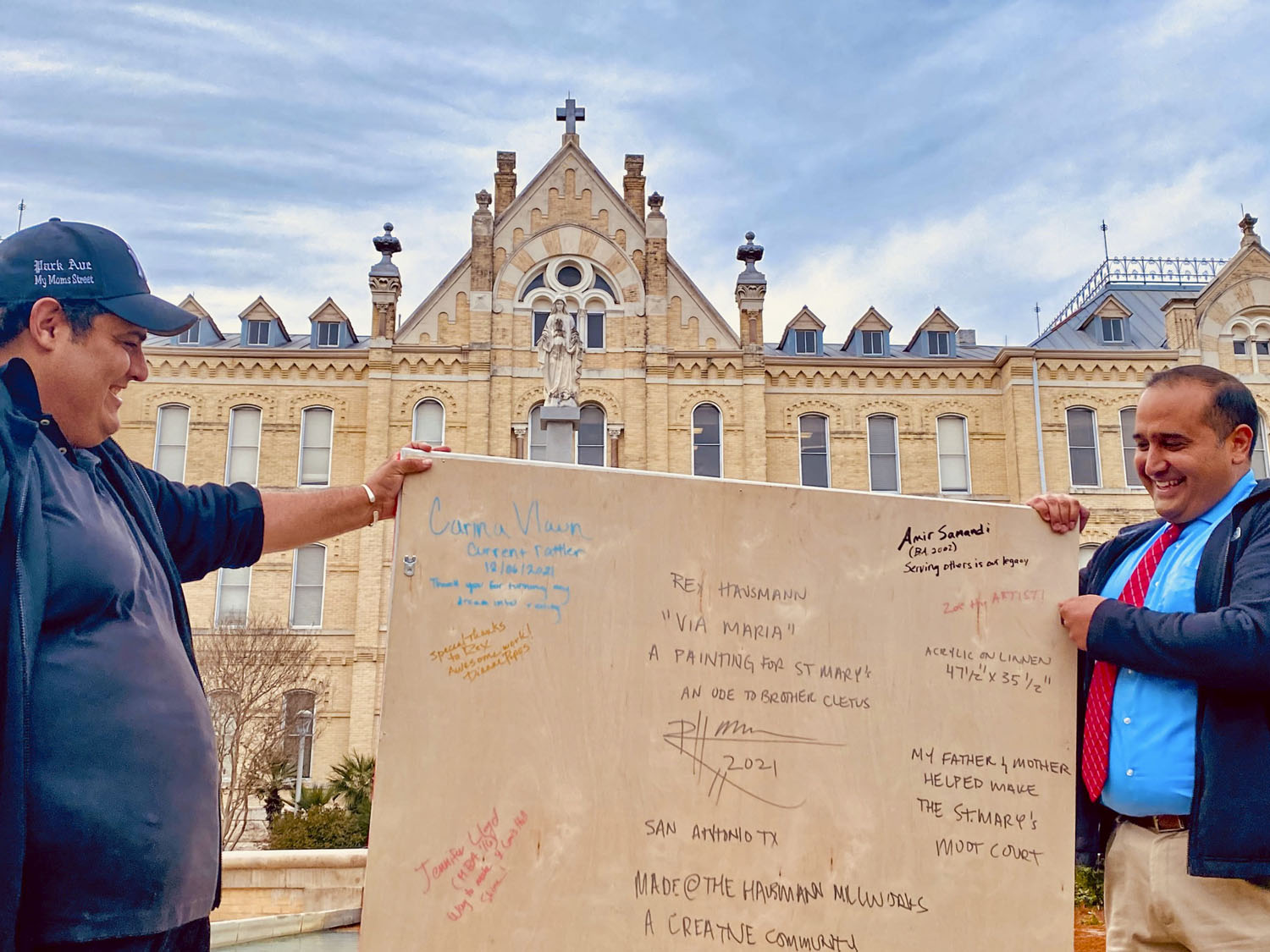 The process of a painting: Via Maria St Mary’s University: “Via Maria” (2021-2022)