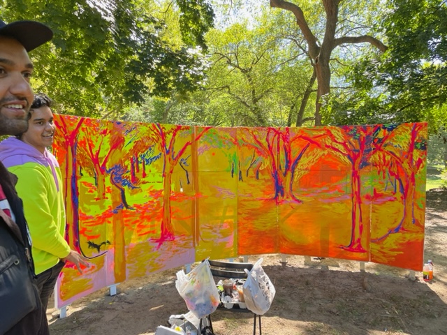 Painting The Color Yellow