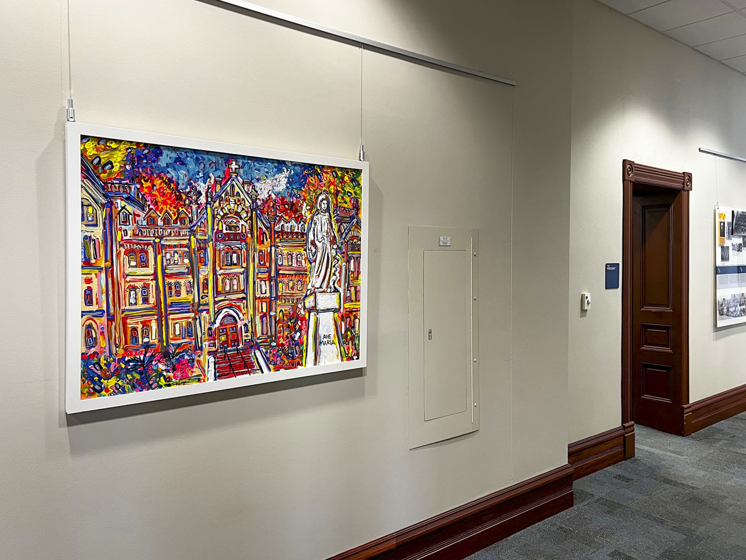 The process of a painting: Via Maria St Mary’s University: “Via Maria” (2021-2022)