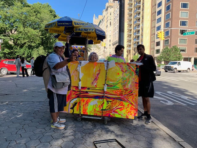 New York City Hotdog Stand, In Front Of The Metropolitan
